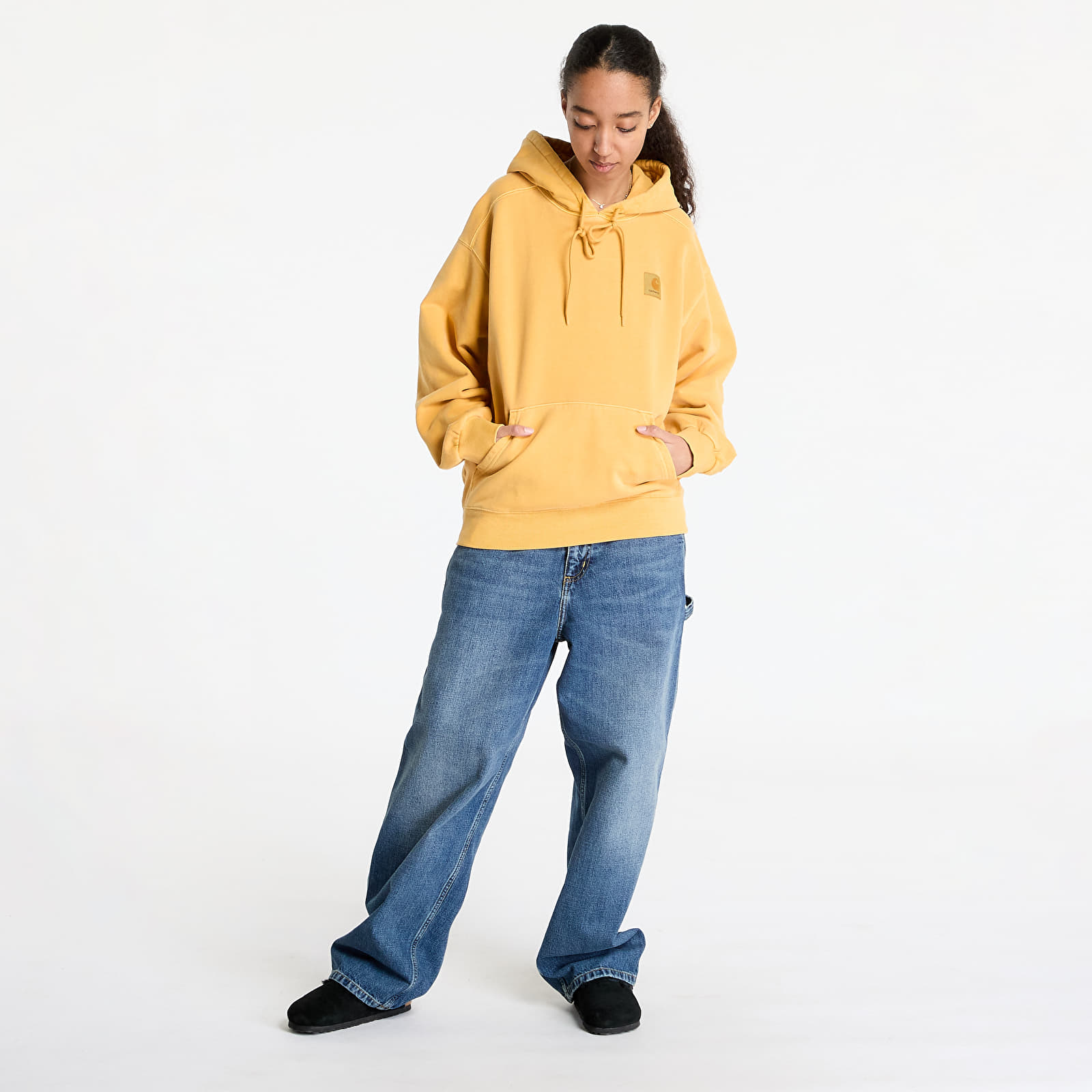 Мужские худи Carhartt WIP Hooded Vista Sweat UNISEX Winter Spice Garment Dyed