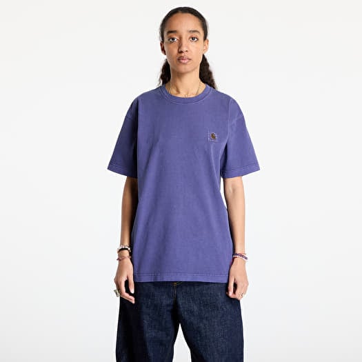 Tricou Carhartt WIP Short Sleeve Vista T-Shirt UNISEX Aura Garment Dyed