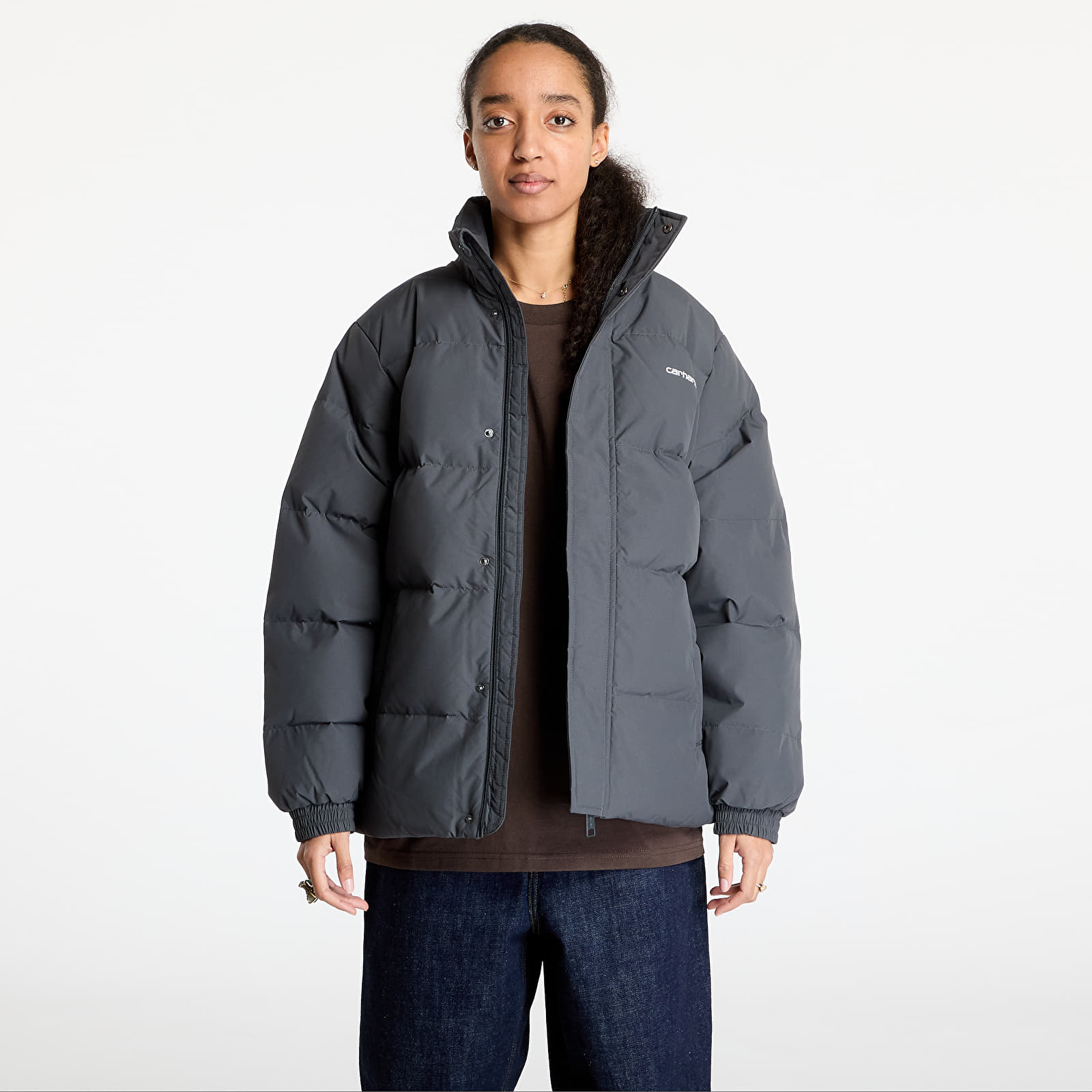 Men's jackets Carhartt WIP Danville Jacket UNISEX Graphite/ White