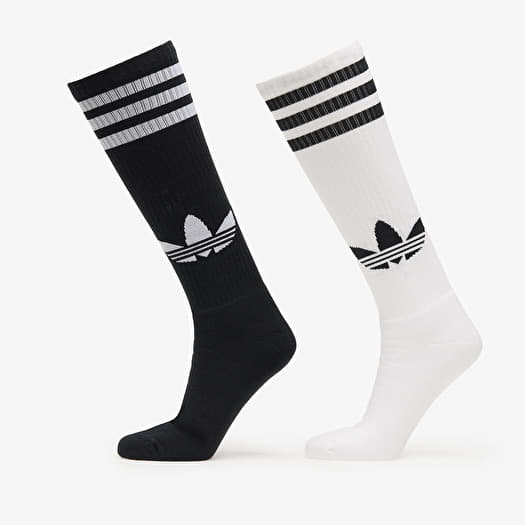 adidas Knee Sock 2-Pack White/ Black