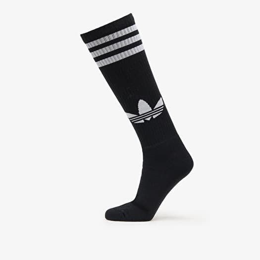 Men s socks adidas Knee Sock 2 Pack White Black Queens