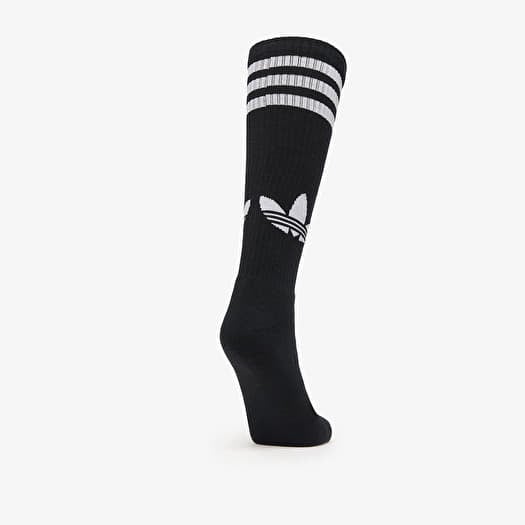 Men s socks adidas Knee Sock 2 Pack White Black Queens
