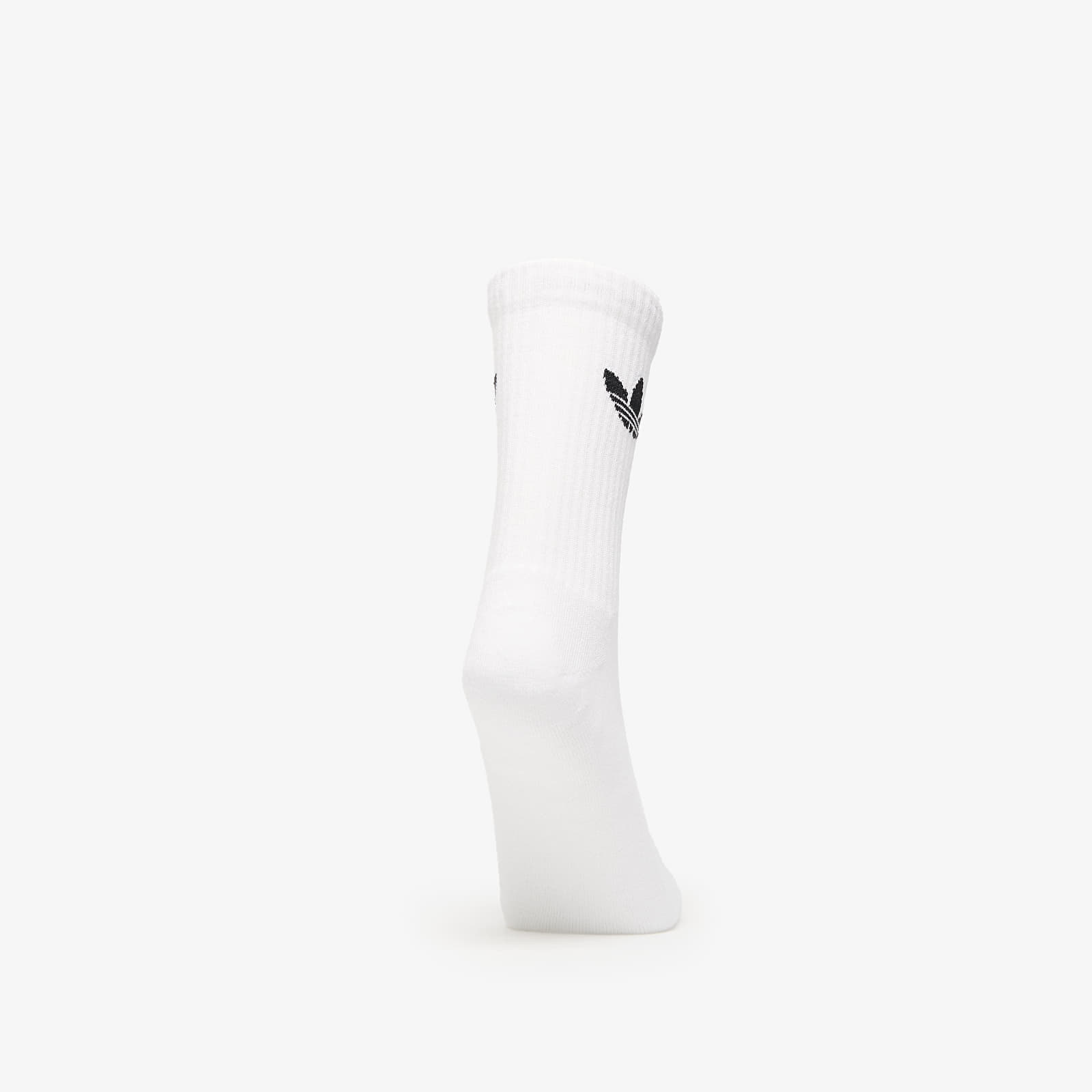 adidas Trefoil Crew Sock Cushion 6-Pack White L