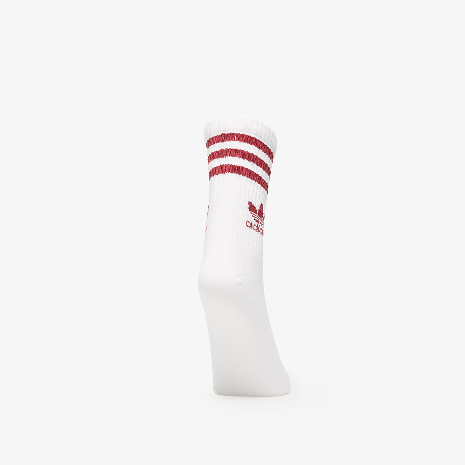 Skarpety męskie adidas 3 Stripes Crew Sock 3-Pack White/ Preloved Ruby/ Preloved Ink/ Collegiate Green