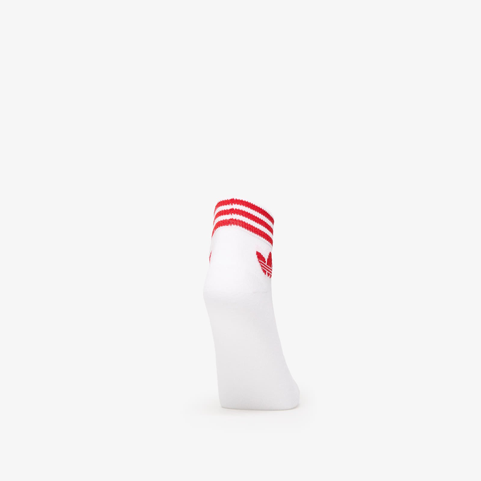 Skarpety męskie adidas Island Club Trefoil Ankle Socks 3-Pack White/ Better Scarlet/ Blue/ Green