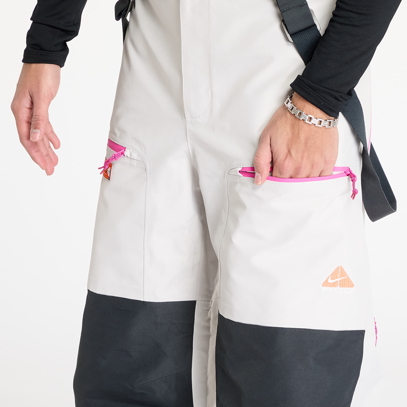Meeste püksid Nike ACG "Chena Vortex" Storm-FIT ADV Bibs Light Orewood Brown/ Anthracite/ Summit White