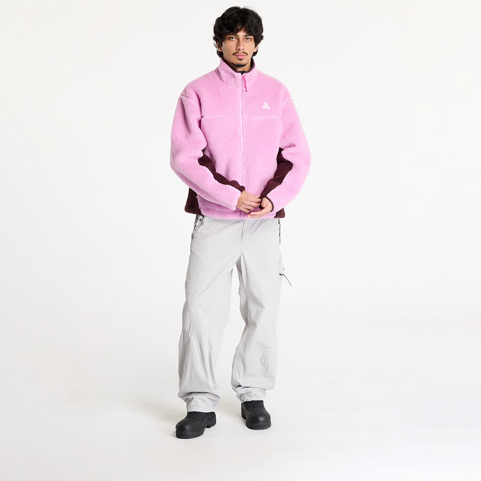 Meeste kampsunid Nike ACG "Canwell Glacier" Men's Therma-FIT ADV Windproof Fleece Beyond Pink/ Burgundy Crush/ Summit White