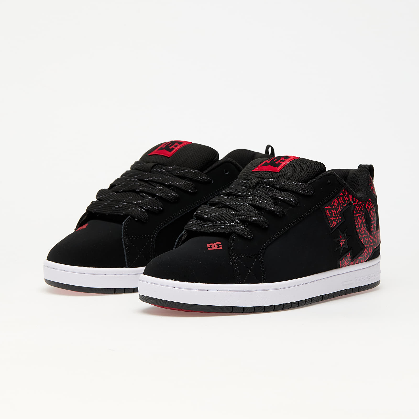 Men's sneakers and shoes DC Court Graffik Black/ White/ Red
