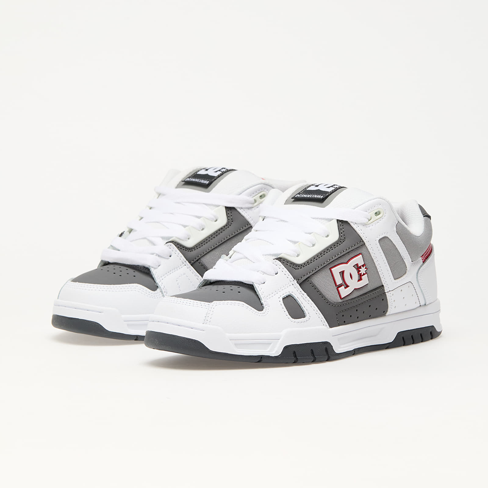 Sneakers og sko til mænd DC Stag White/ Grey/ Grey