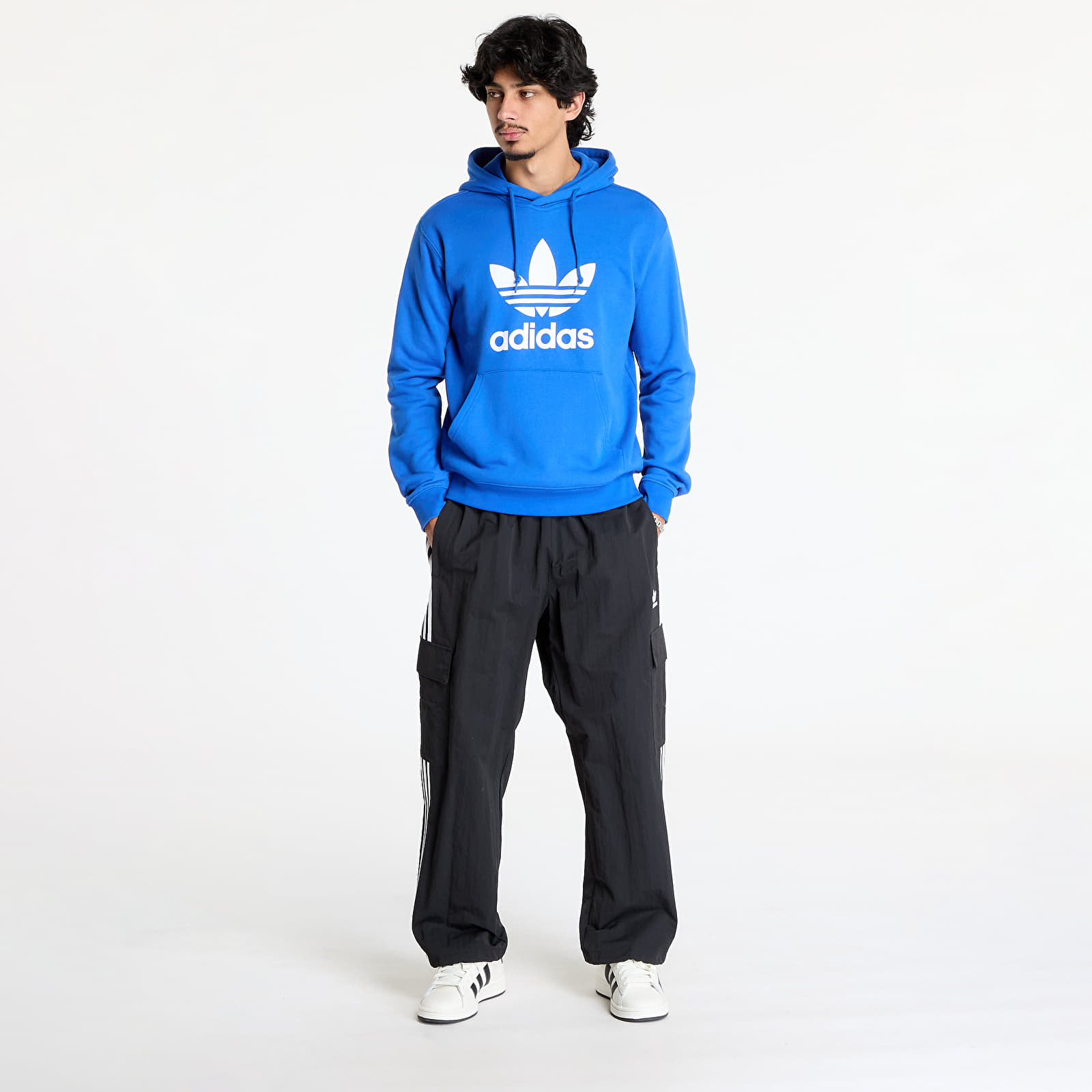 Sweatshirts adidas Adicolor Trefoil Classics Hoody Blue