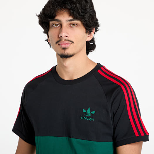 Black and green adidas t shirt hot sale