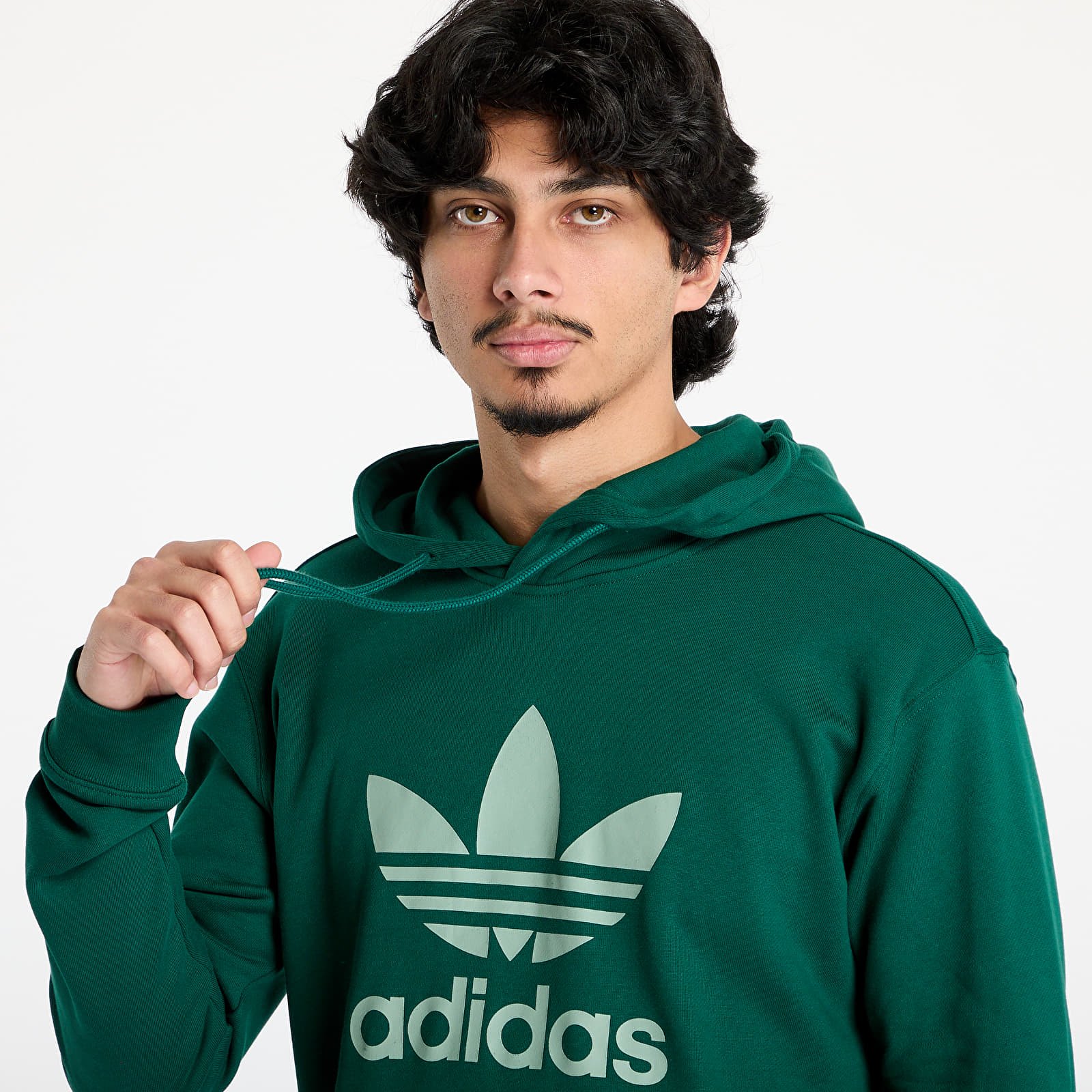 Sweaters adidas Adicolor Classics Trefoil Hoodie Collegiate Green