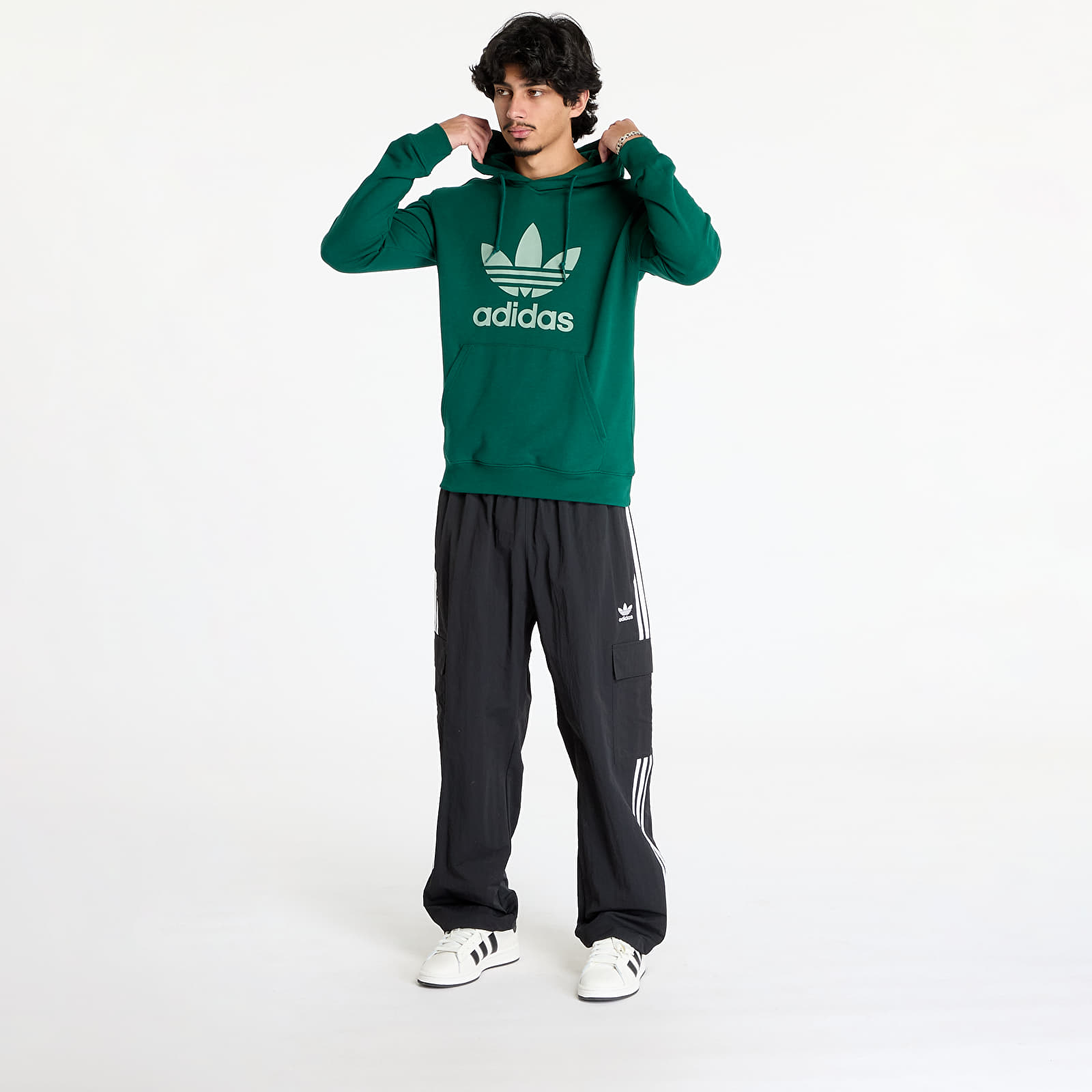 Sweatshirts adidas Adicolor Classics Trefoil Hoodie Collegiate Green Queens