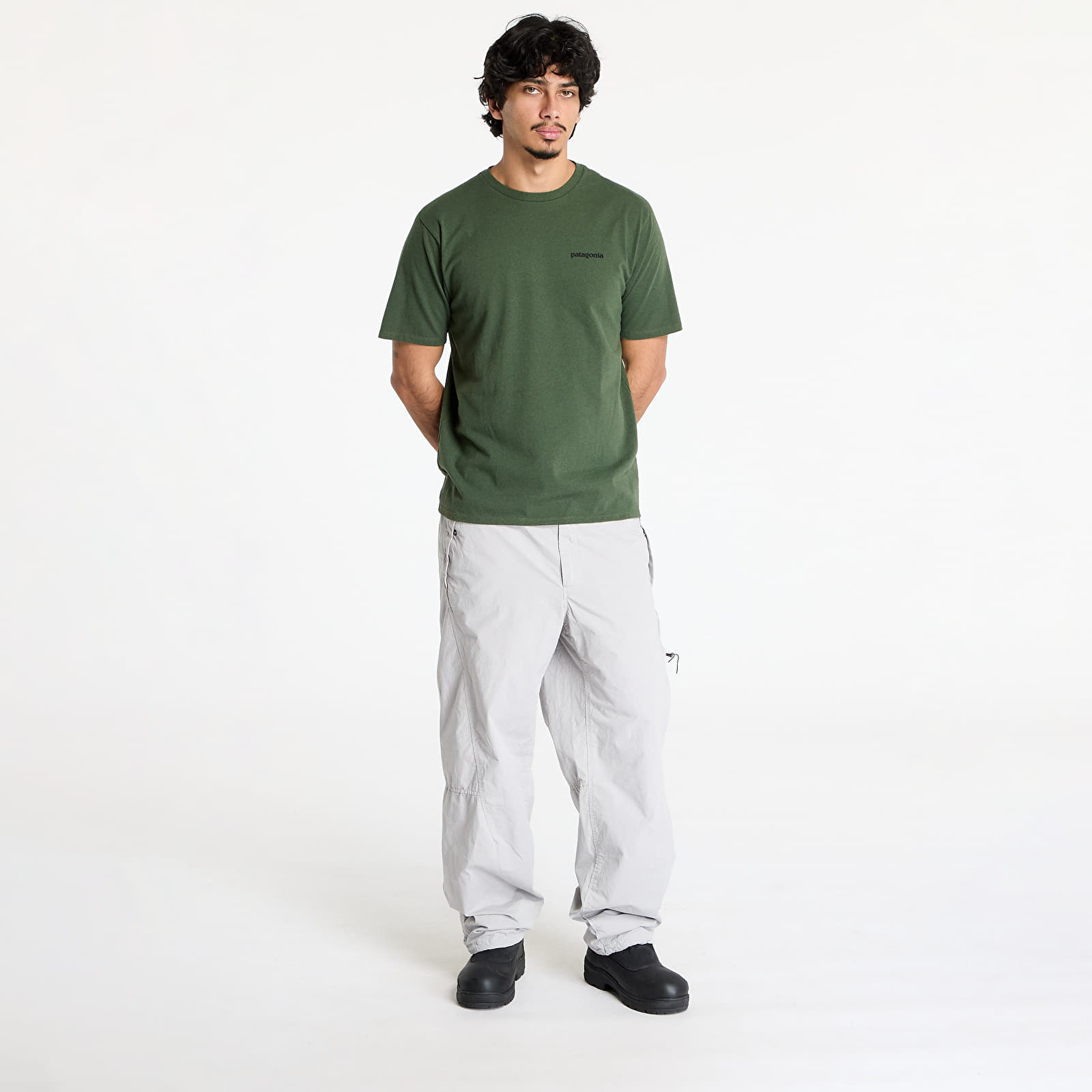 majice kratkih rukava Patagonia M's P-6 Logo Responsibili-Tee Torrey Pine Green