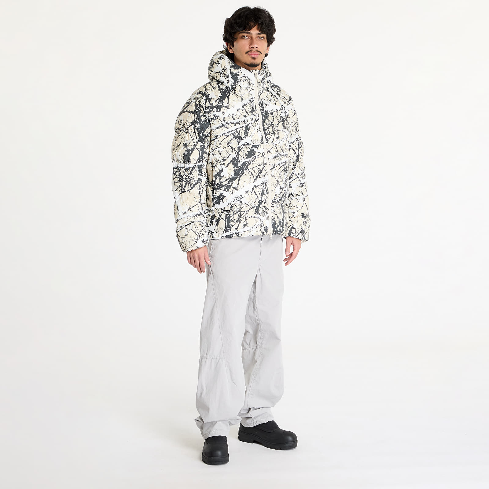 Herrenjacken Nike ACG "Lunar Lake" Men's Therma-FIT ADV Jacket Light Orewood Brown/ Summit White