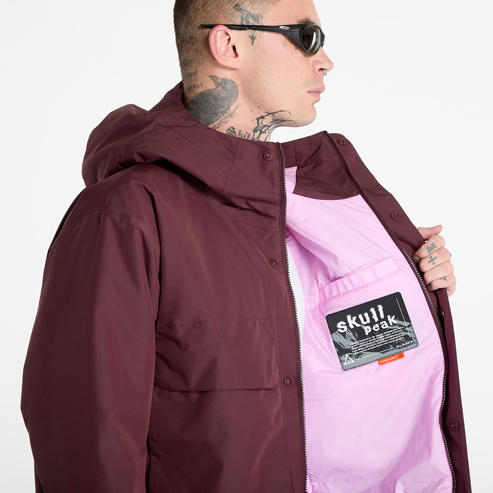 Meeste jakid Nike ACG "Skull Peak" Men's Storm-FIT ADV PrimaLoft® Jacket Burgundy Crush/ Beyond Pink/ Summit White