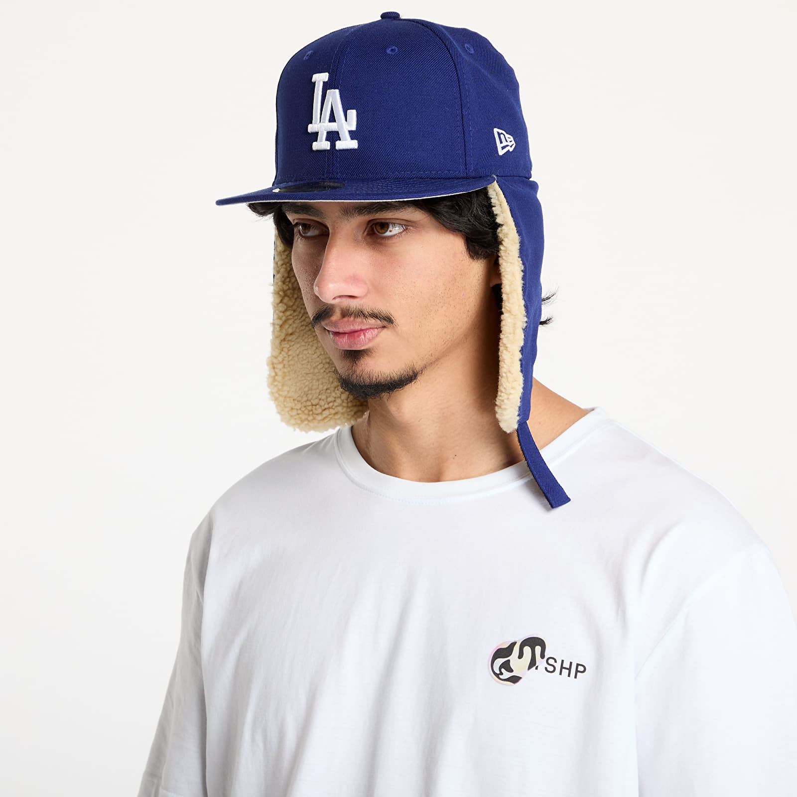 Bonés New Era Los Angeles Dodgers Dog Ear Image 59FIFTY Cap Light Royal/ Bright Royal