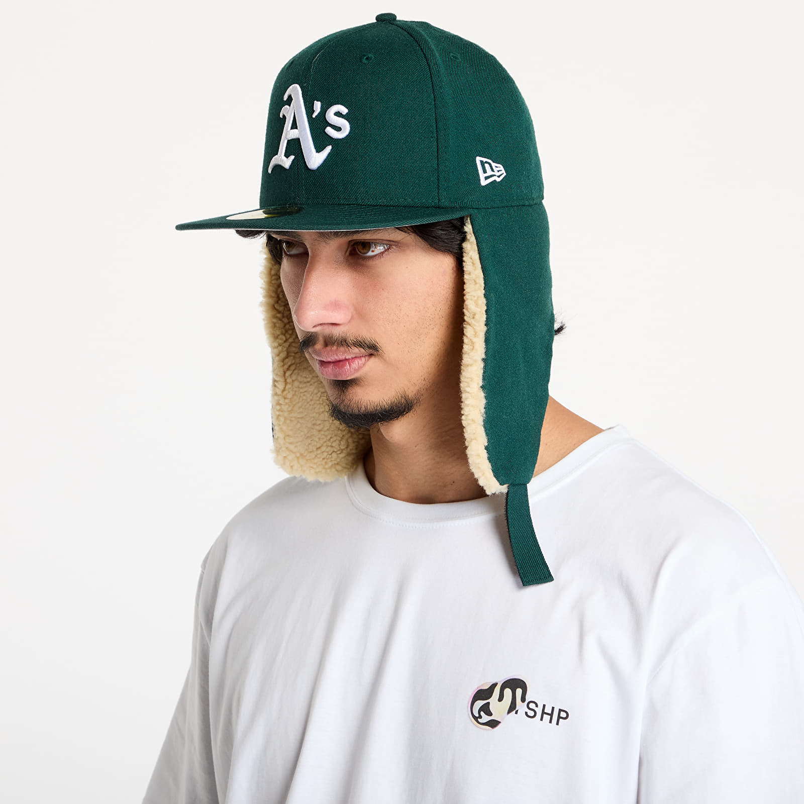 Caps New Era Oakland Athletics Dog Ear Image 59FIFTY Cap Dark Green