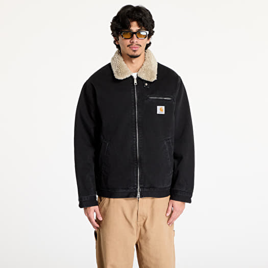 Bunda Carhartt WIP Herald Jacket UNISEX Black/ Wall Stone Washed