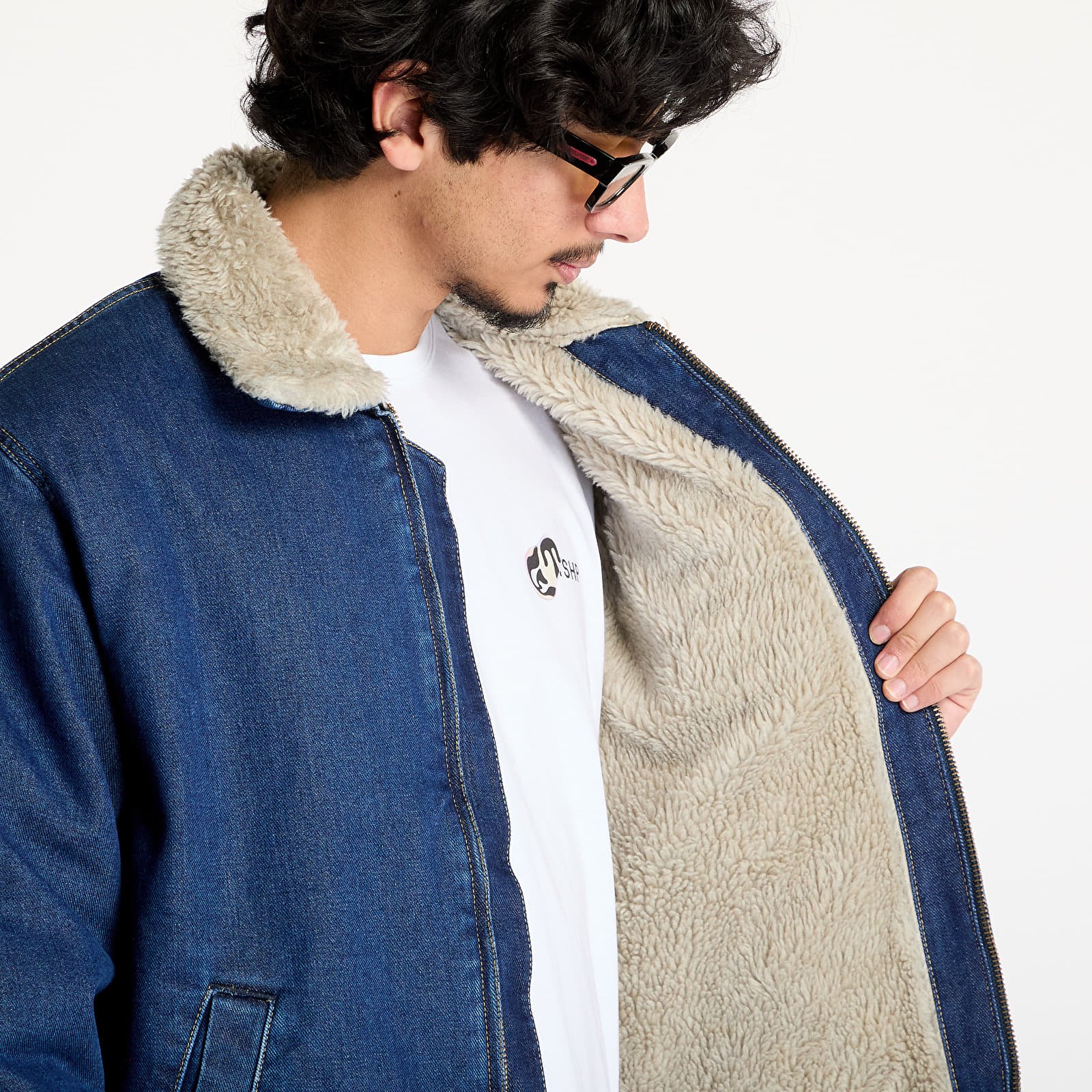 Herenjassen Carhartt WIP Herald Jacket UNISEX Blue/ Wall