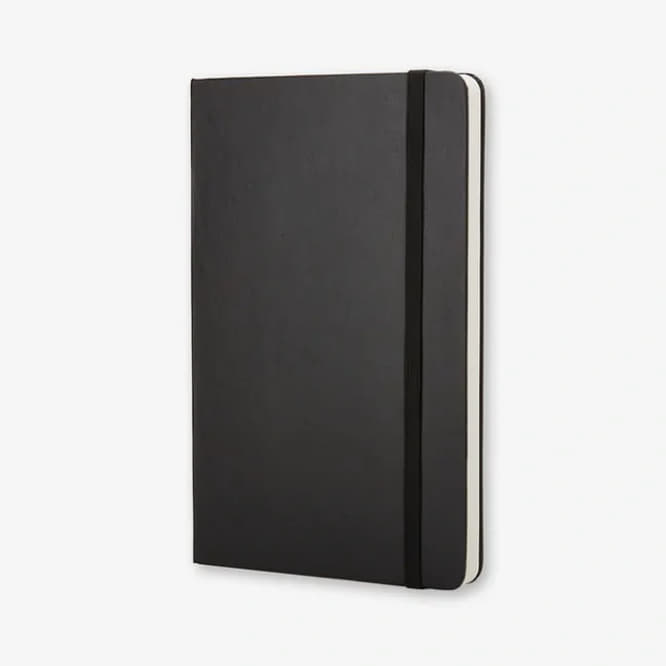 Diaries and notebooks Moleskine Zápisník Tvrdý Čistý L Černý