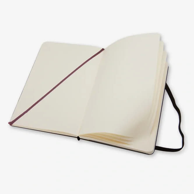 Diaries and notebooks Moleskine Zápisník Tvrdý Čistý L Černý