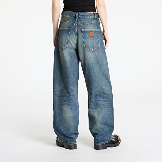 Carhartt WIP W' Brandon Pant Blue Worn Used Wash | Queens