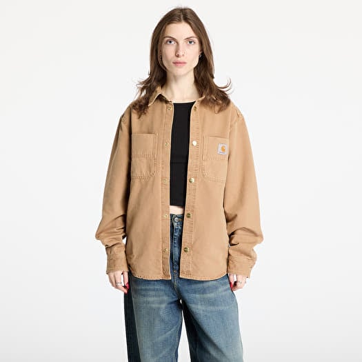 Carhartt WIP Conro Shirt Jac UNISEX Peanut Stone Dyed