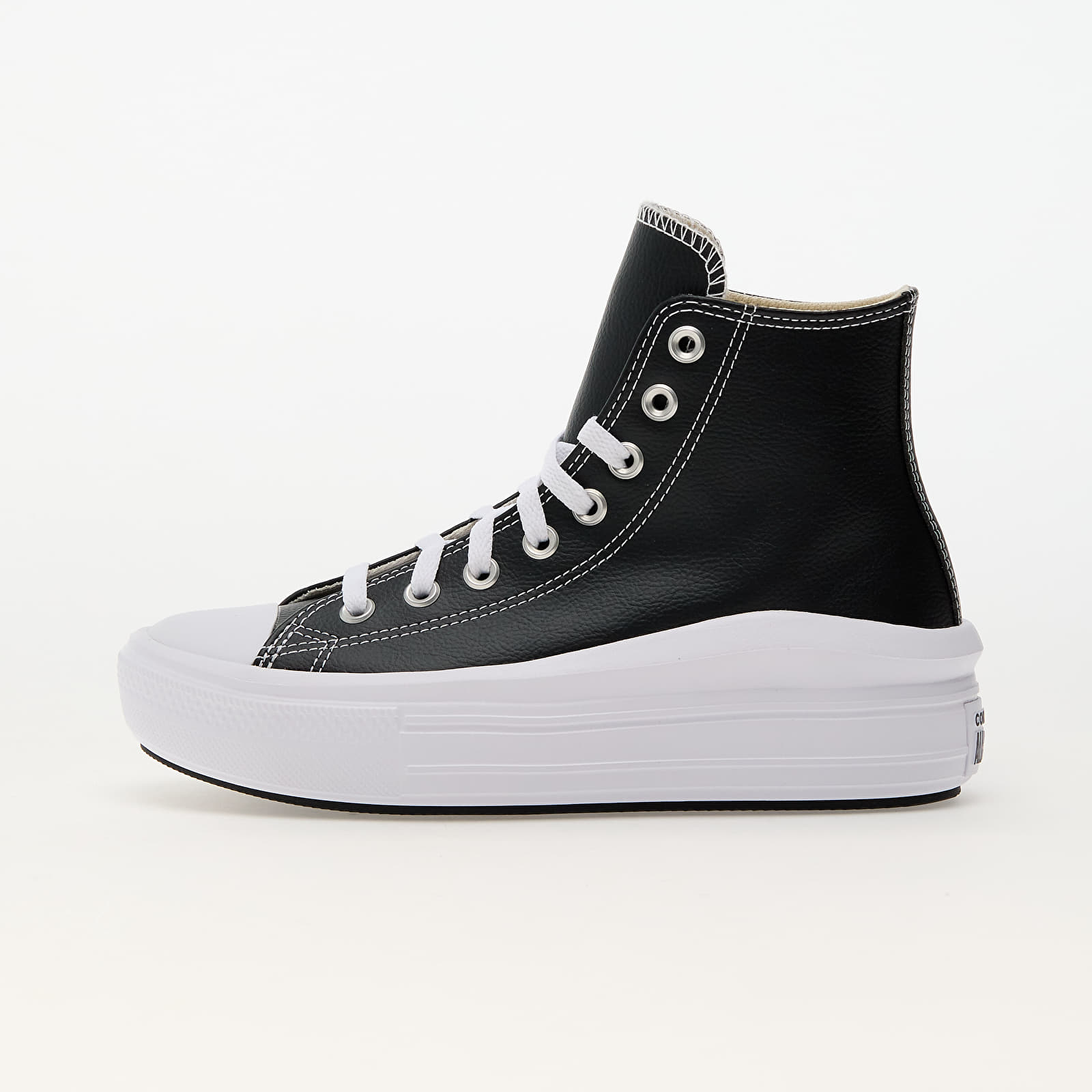 Scarpe donna Converse Chuck Taylor All Star Move Platform Leather Black/ White/ White