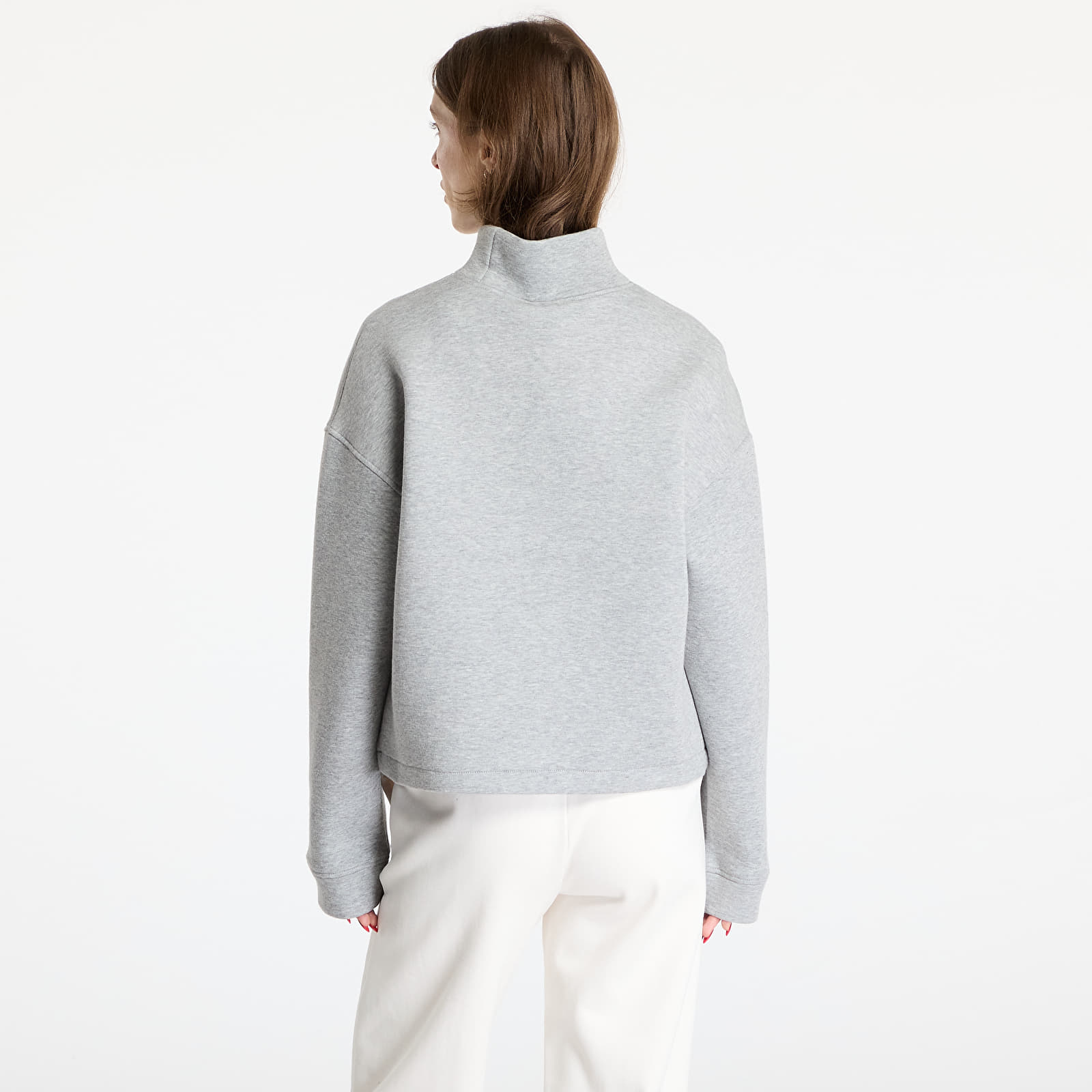 Kapuutsikud ja kampsunid The North Face Mock Neck Relaxed Sweater Metalic Silver