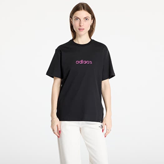 T-shirt adidas Camo Linear Graphic T-Shirt Black