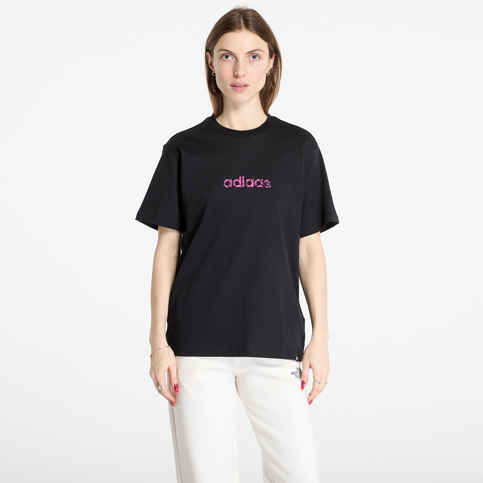 T-Shirts adidas Camo Linear Graphic T-Shirt Black