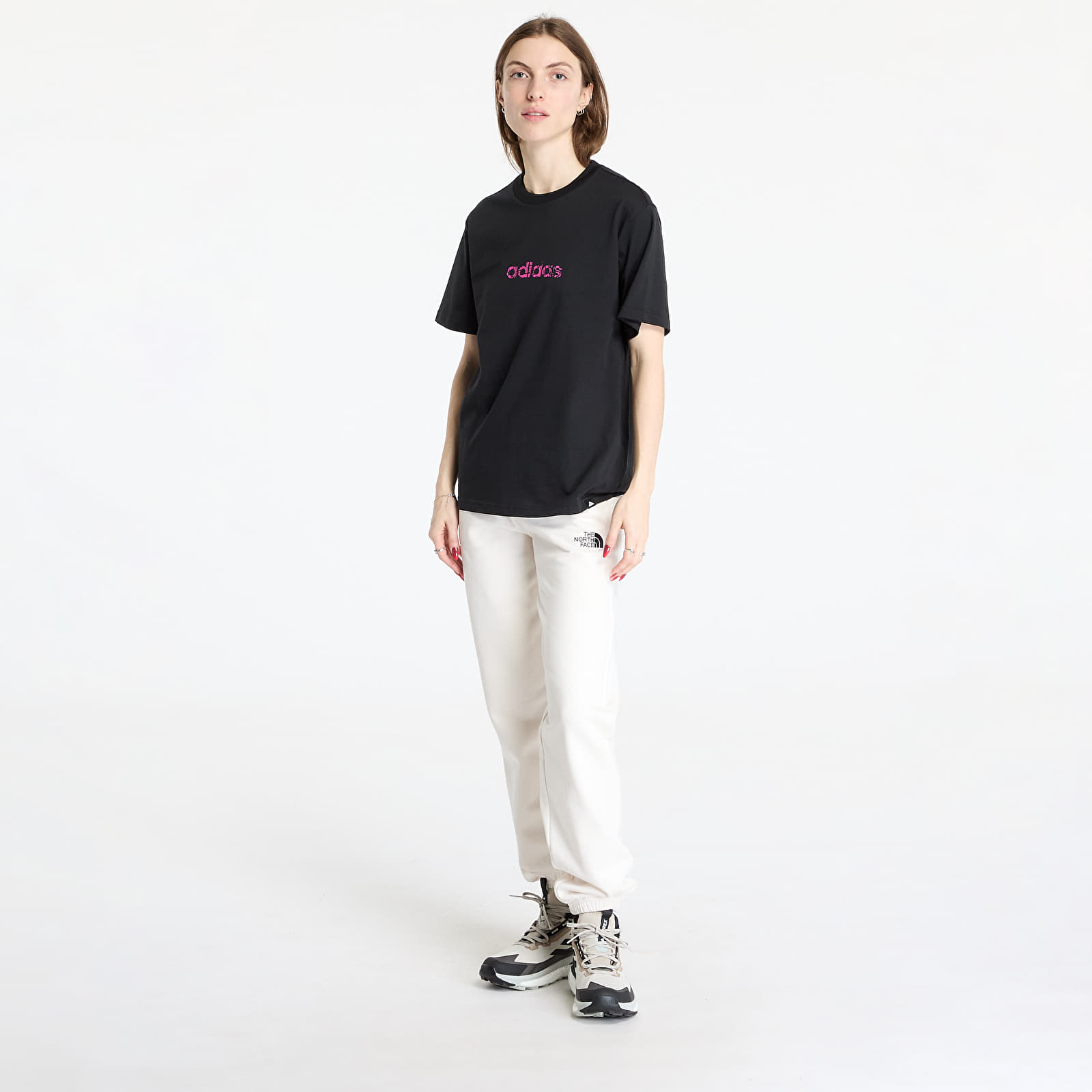 T-Shirts adidas Camo Linear Graphic T-Shirt Black