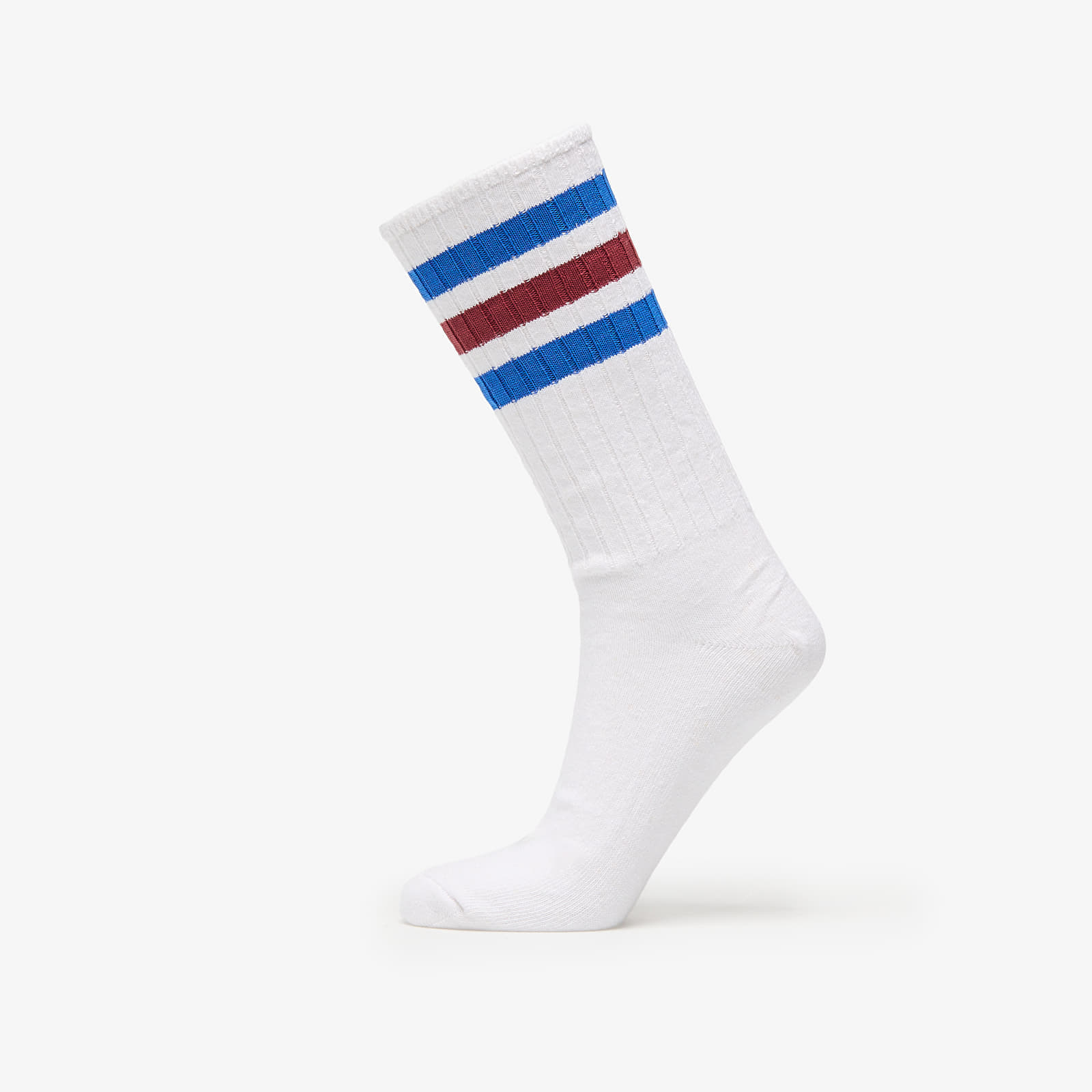 adidas 3 Stripes Ribbed Crew Socks 2-Pack White/ Multicolor - 1 | YEO