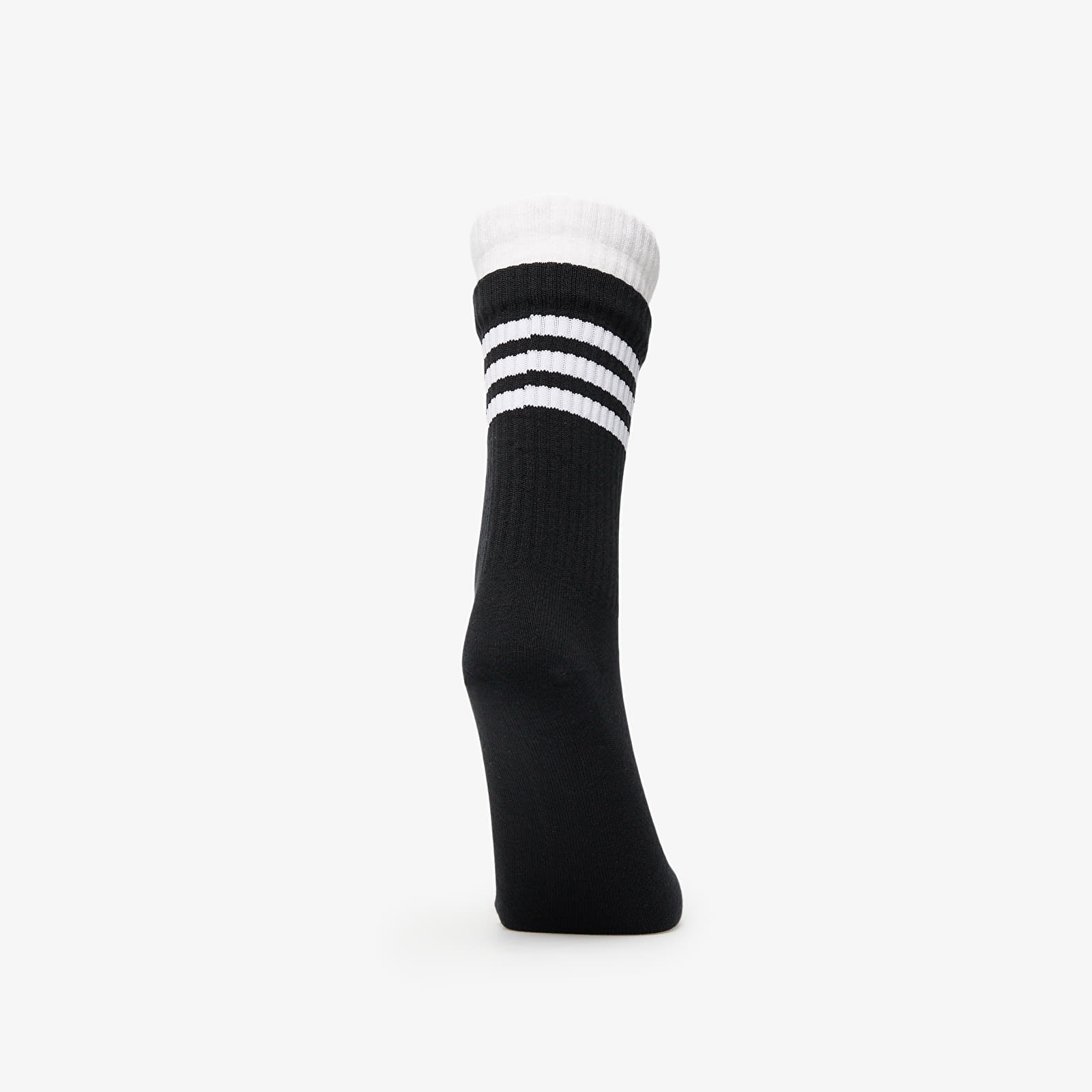 Skarpety męskie adidas 3 Stripes 2 Layer Crew Socks 2-Pack Black/ White