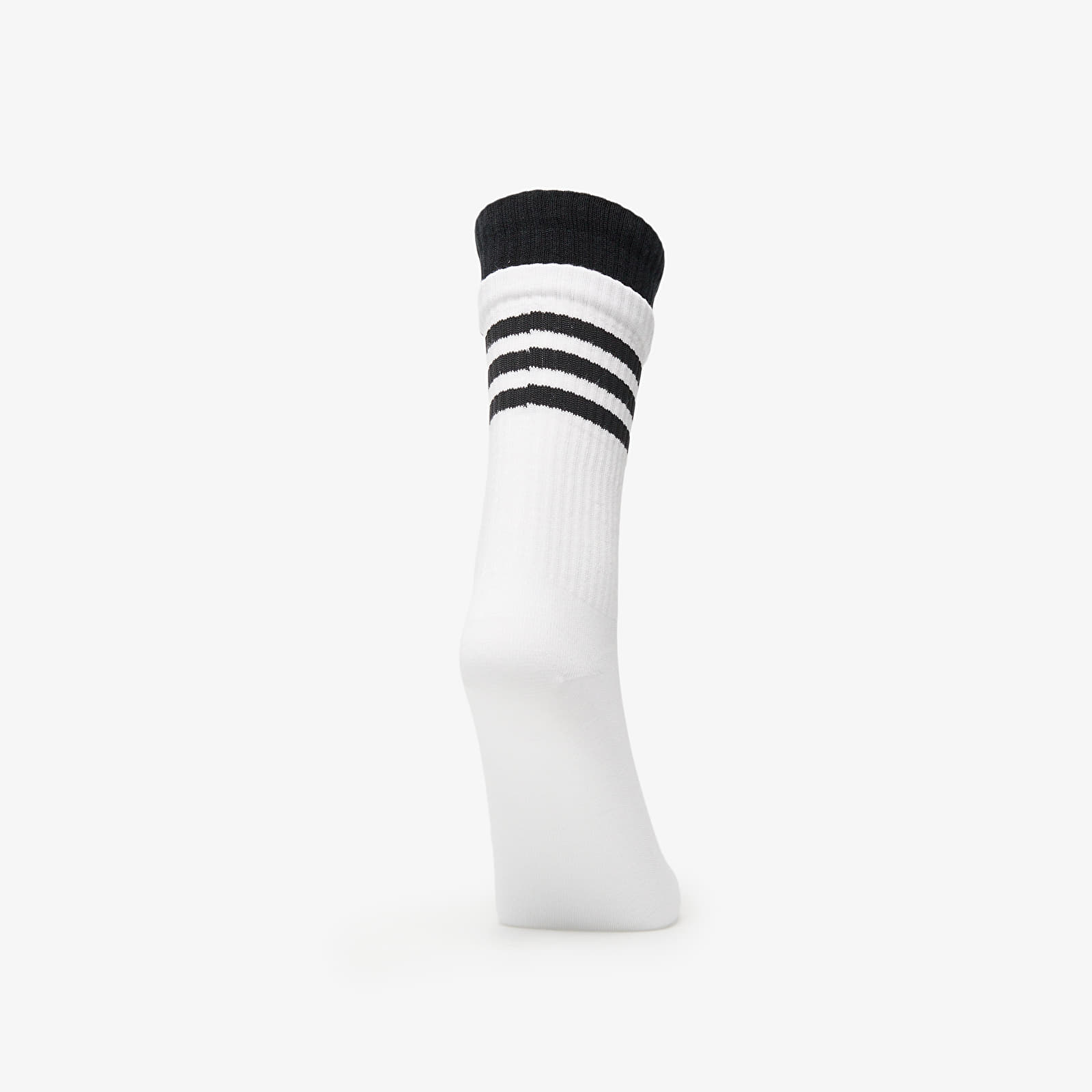 Skarpety męskie adidas 3 Stripes 2 Layer Crew Socks 2-Pack Black/ White
