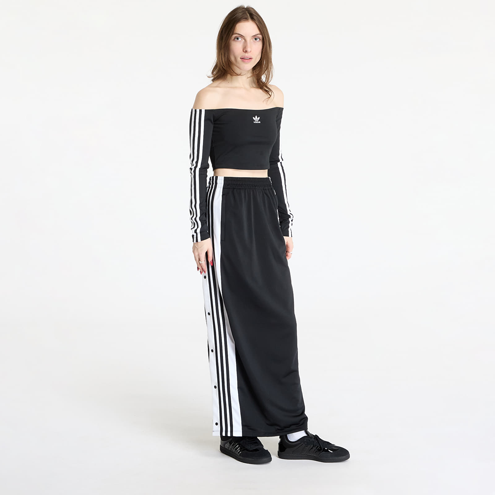 Faldas adidas Adicolor Adibreak Maxi Skirt Black