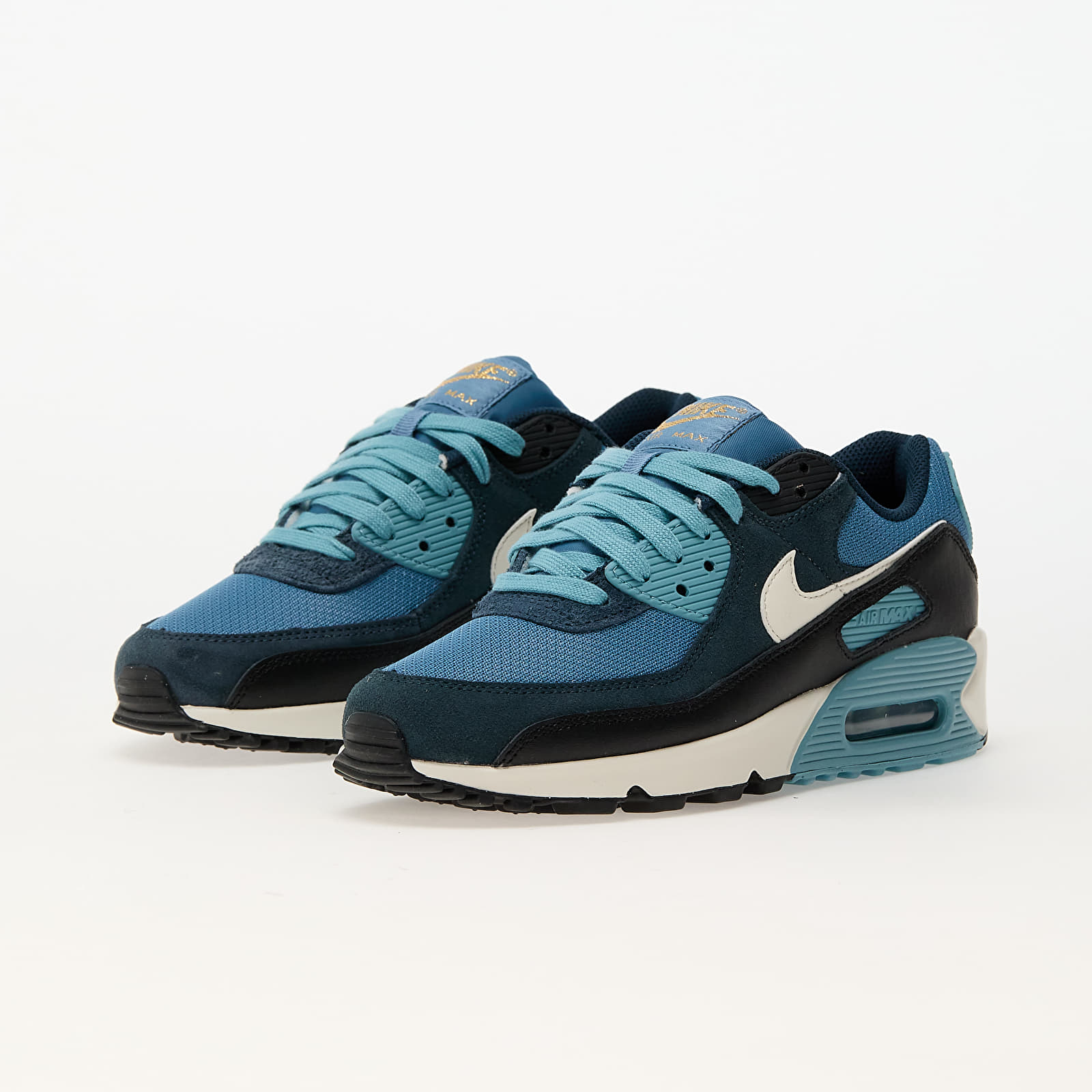 Męskie trampki i buty Nike Air Max 90 Prm Aegean Storm/ Pale Ivory-Armory Navy