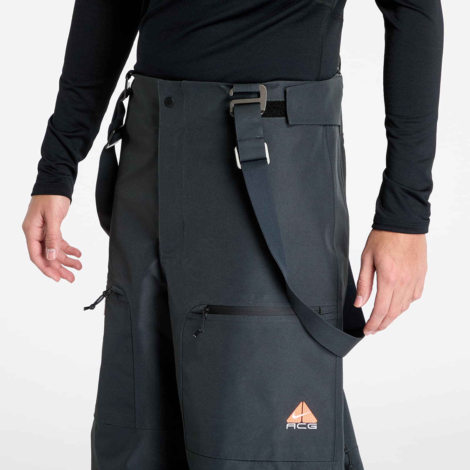 Pantalones de hombre Nike ACG "Chena Vortex" Storm-FIT ADV Bibs Anthracite/ Anthracite/ Summit White