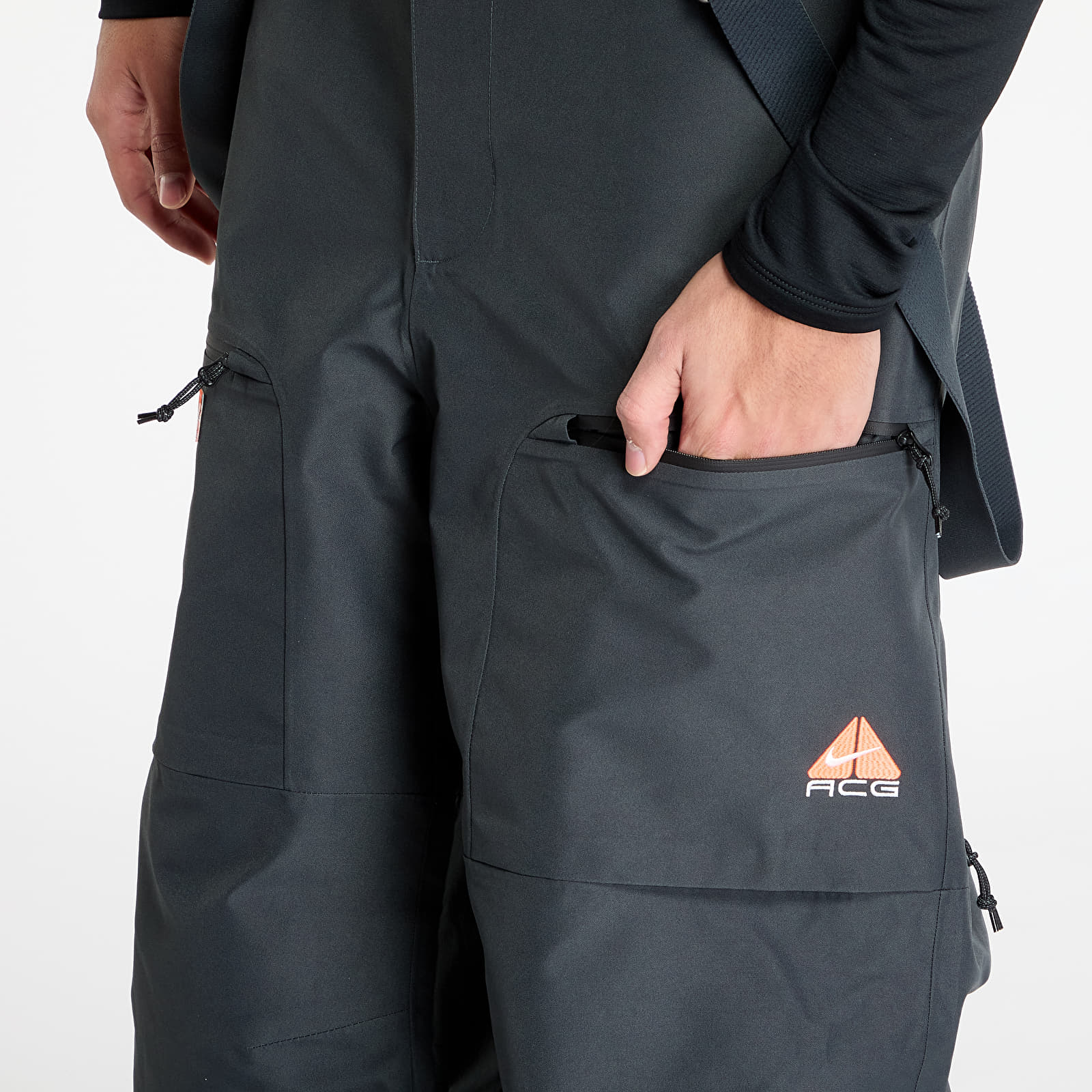 Pantalones de hombre Nike ACG "Chena Vortex" Storm-FIT ADV Bibs Anthracite/ Anthracite/ Summit White