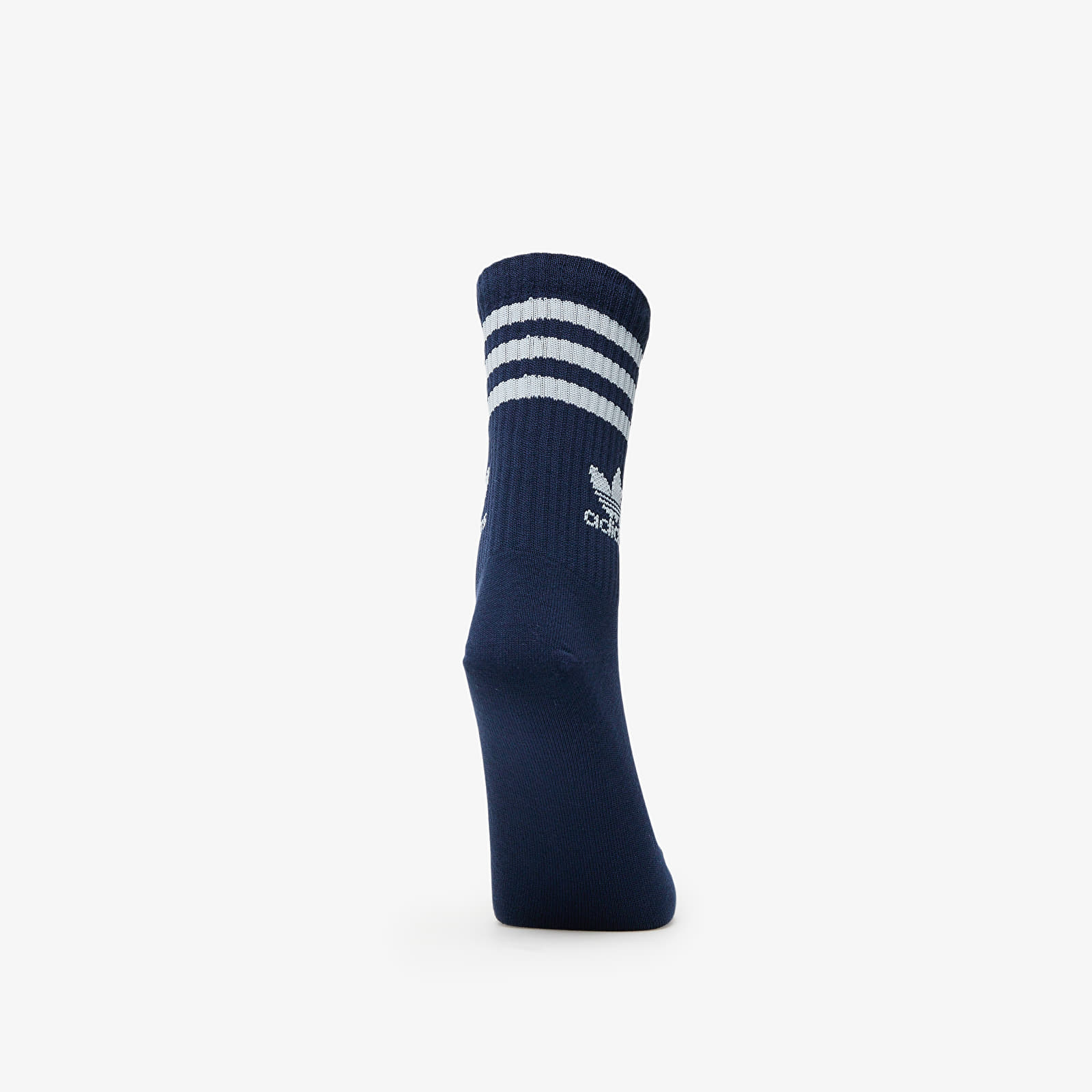 Férfi zoknik adidas 3 Stripes Crew Sock 3-Pack Wonder Blue/ Night Indigo/ White