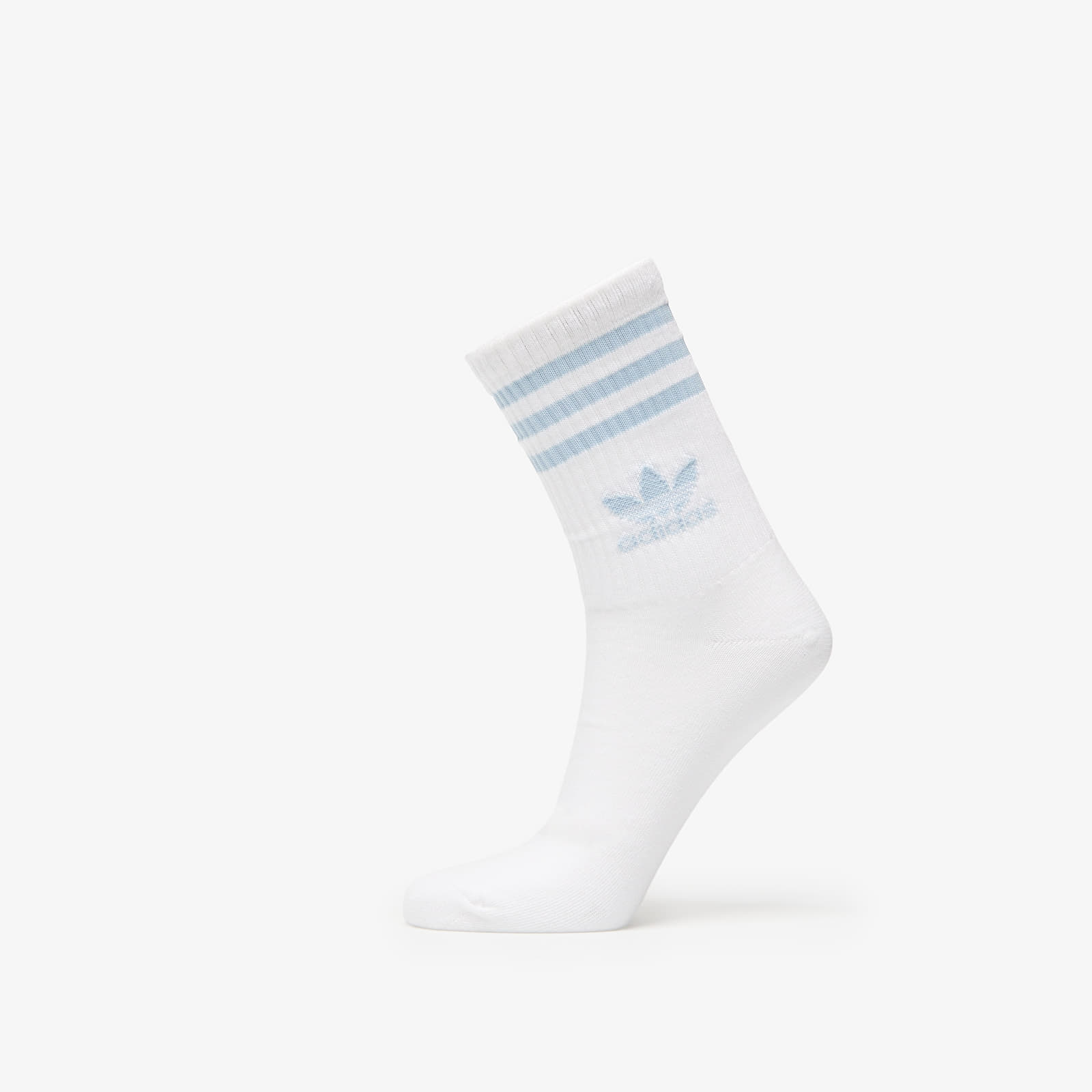 Férfi zoknik adidas 3 Stripes Crew Sock 3-Pack Wonder Blue/ Night Indigo/ White