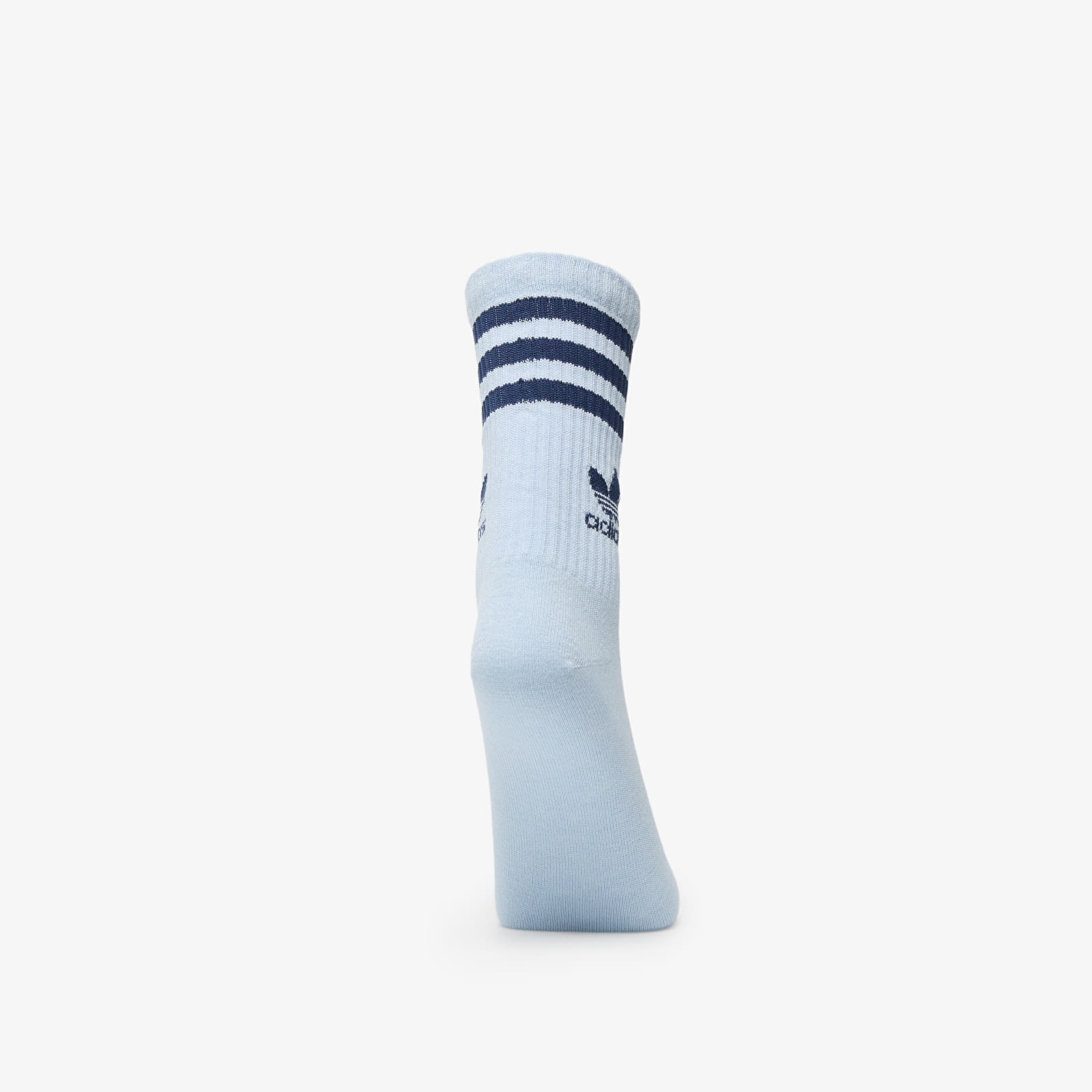 Férfi zoknik adidas 3 Stripes Crew Sock 3-Pack Wonder Blue/ Night Indigo/ White