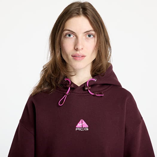 Nike men's pullover hoodie burgundy clearance