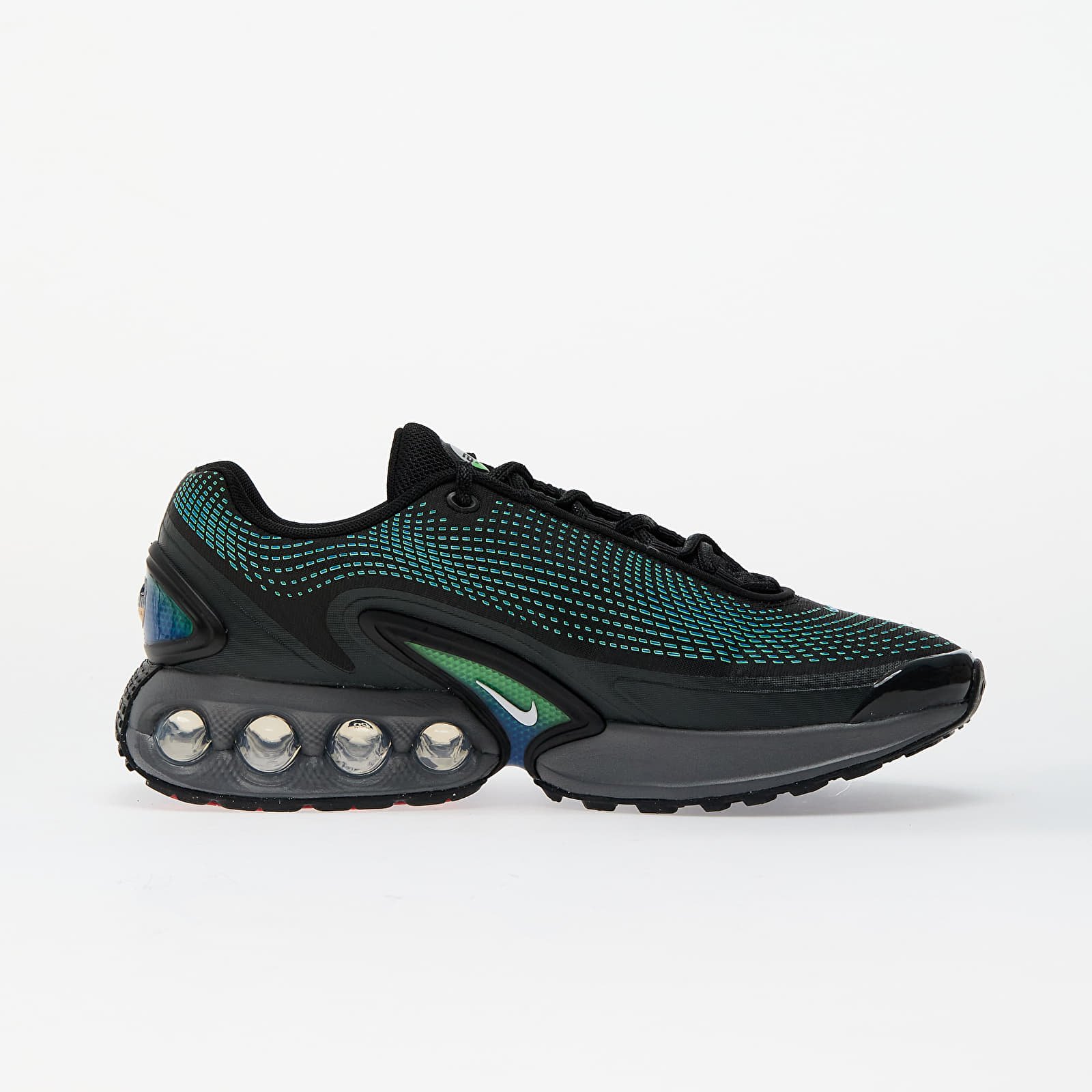 Vīriešu čības un apavi Nike Air Max Dn Black/ White-Hyper Cobalt-Rage Green