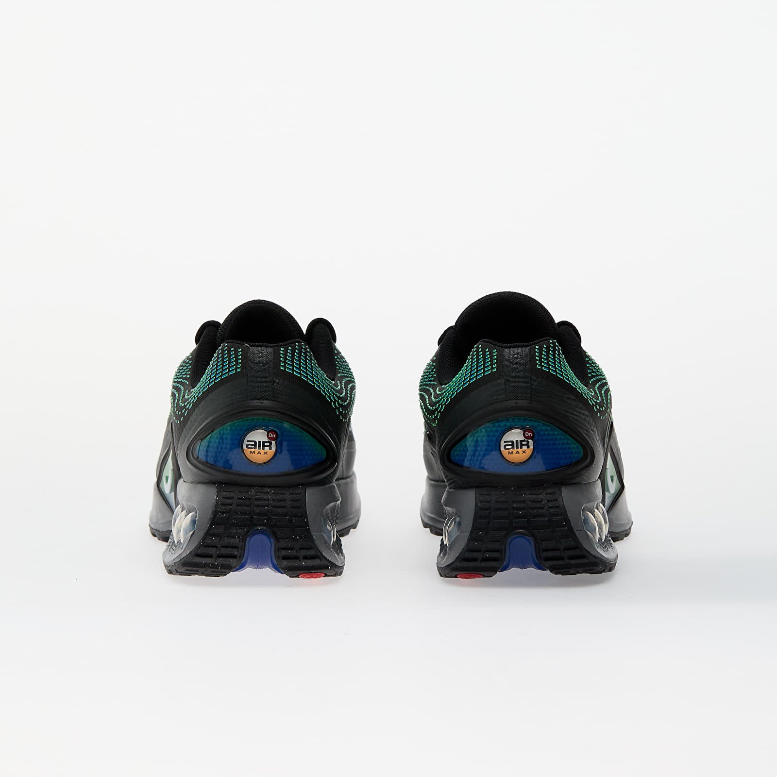 Vīriešu čības un apavi Nike Air Max Dn Black/ White-Hyper Cobalt-Rage Green