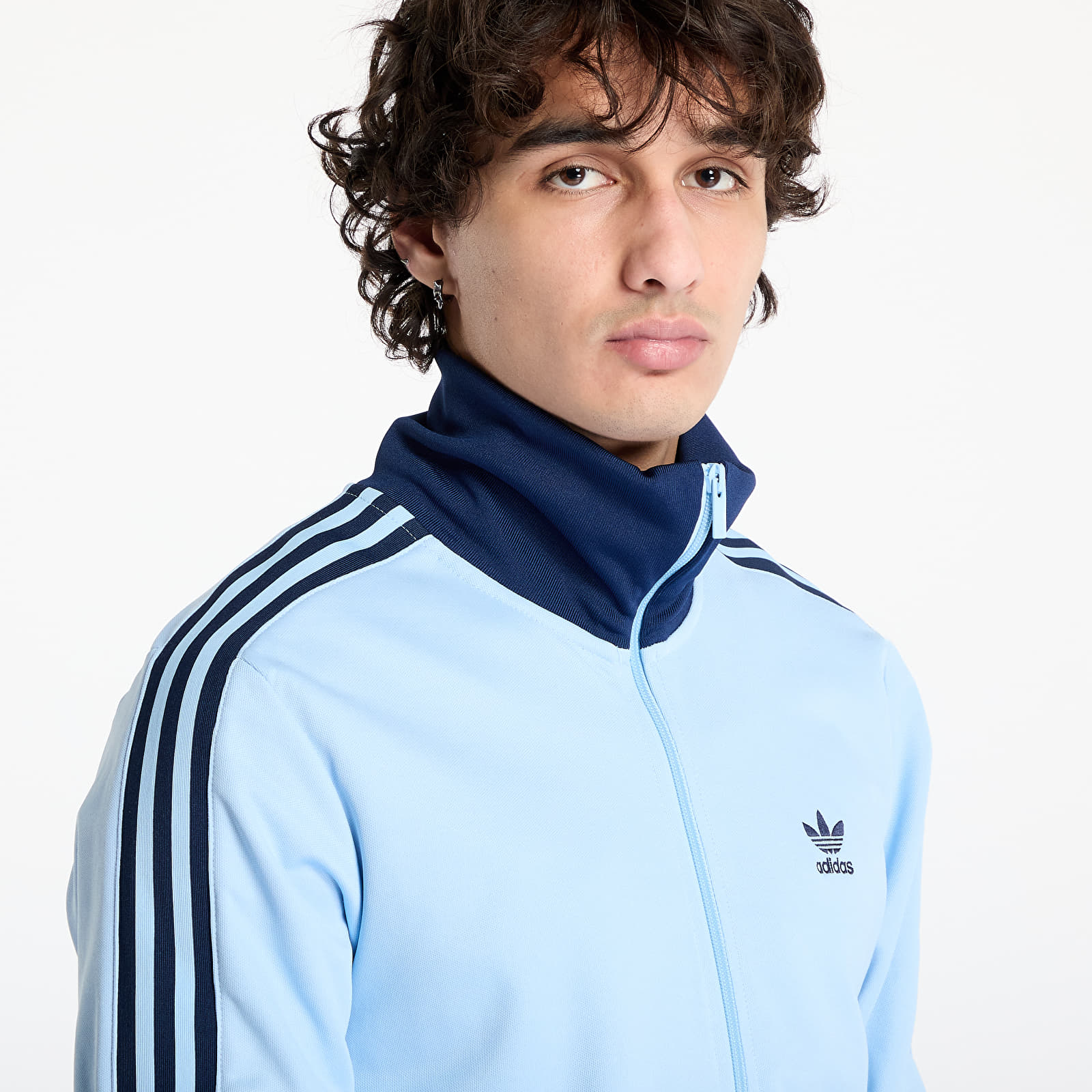 Heren sweatshirts adidas Adicolor Classics Track Top Clear Sky/ Night Indigo