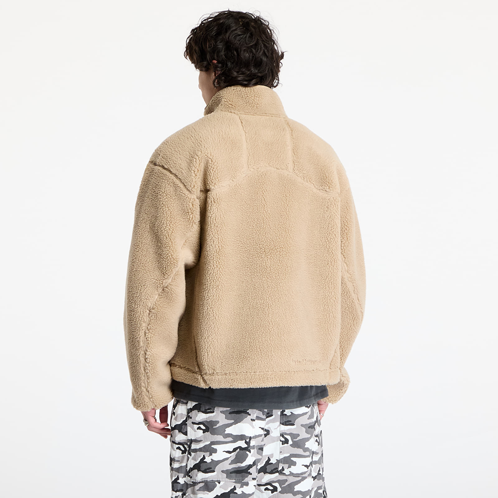 Pánské mikiny Nike ACG "Canwell Glacier" Men's Therma-FIT ADV Windproof Fleece Khaki/ Summit White