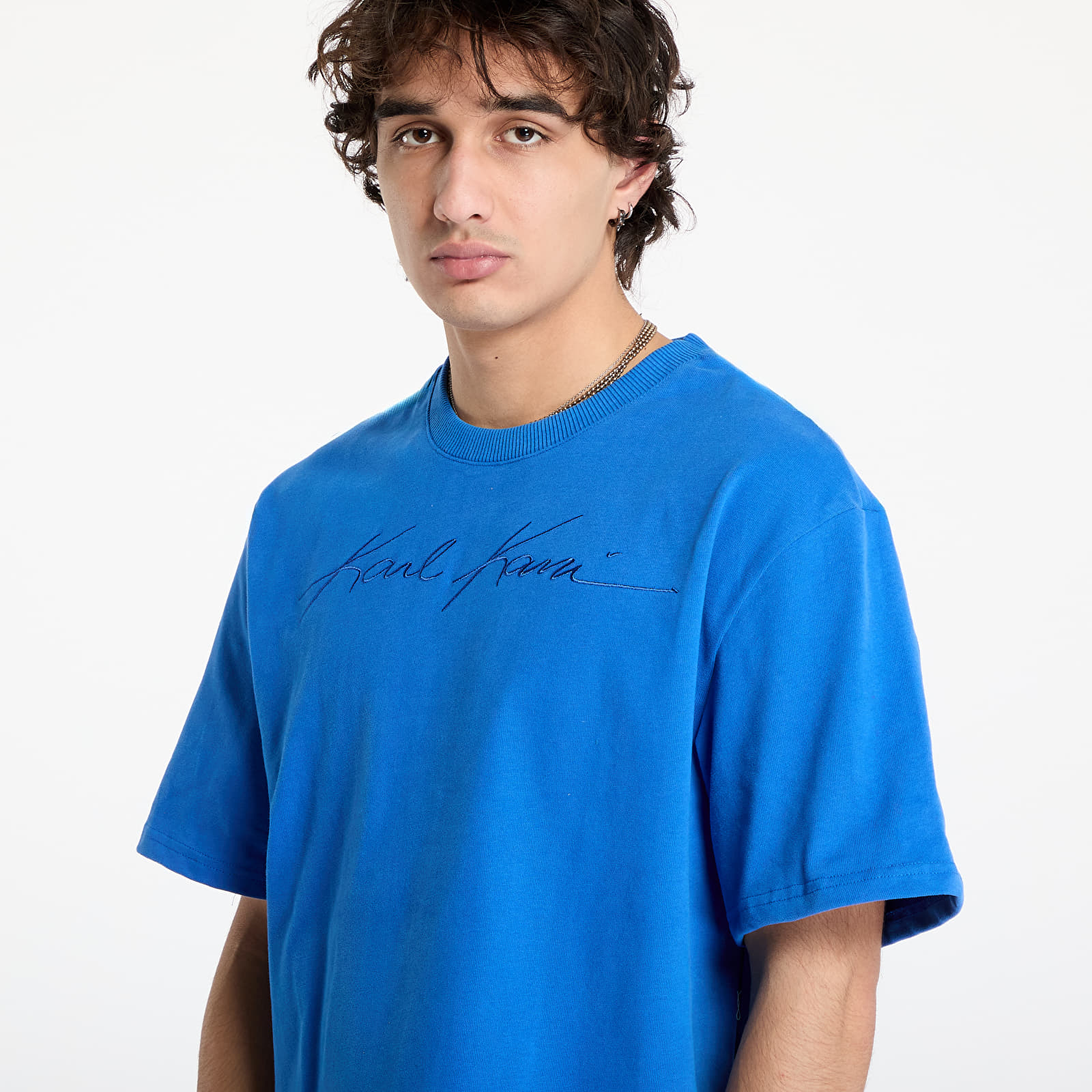 T-särgid Karl Kani Autograph Heavy Jersey Boxy Tee Blue