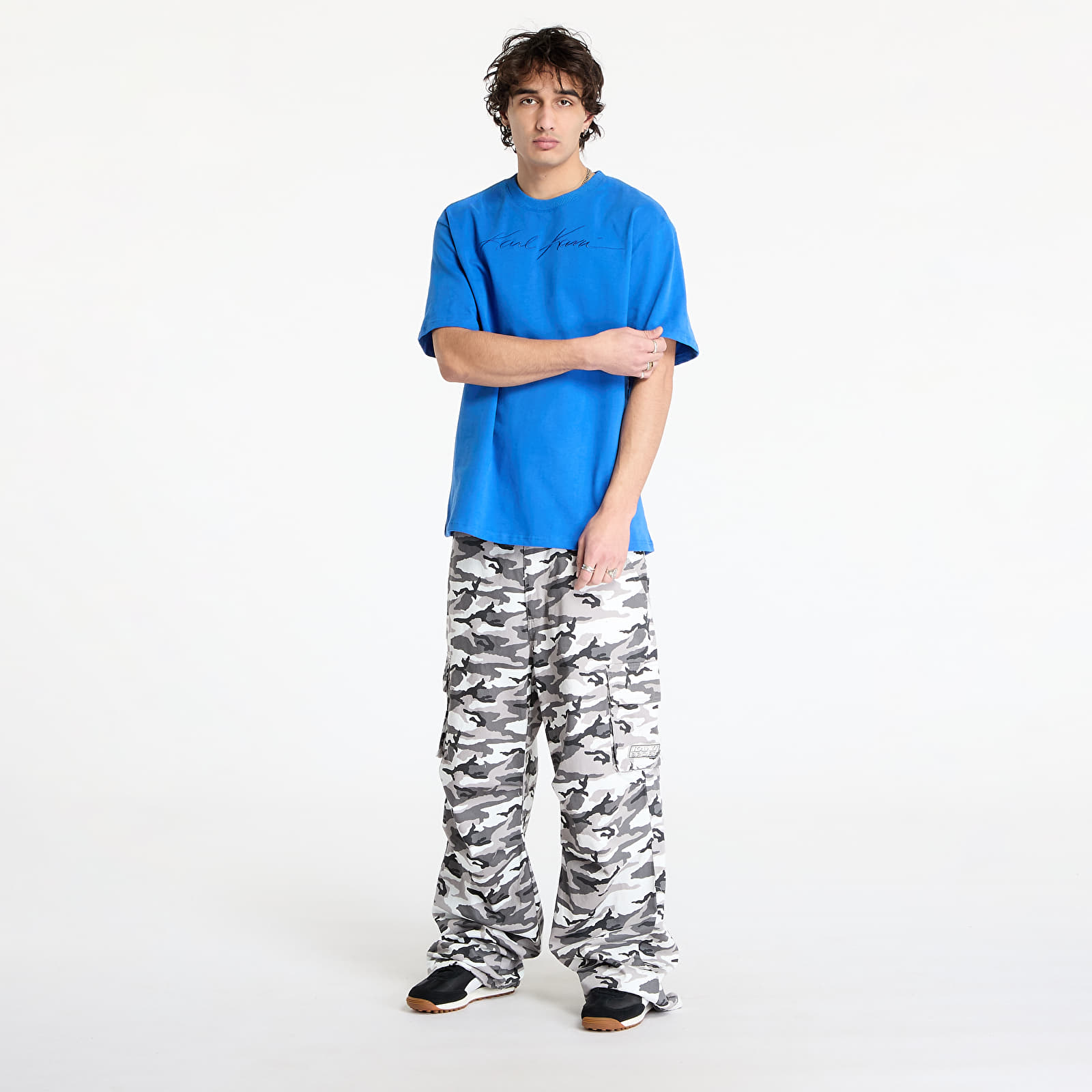 T-särgid Karl Kani Autograph Heavy Jersey Boxy Tee Blue